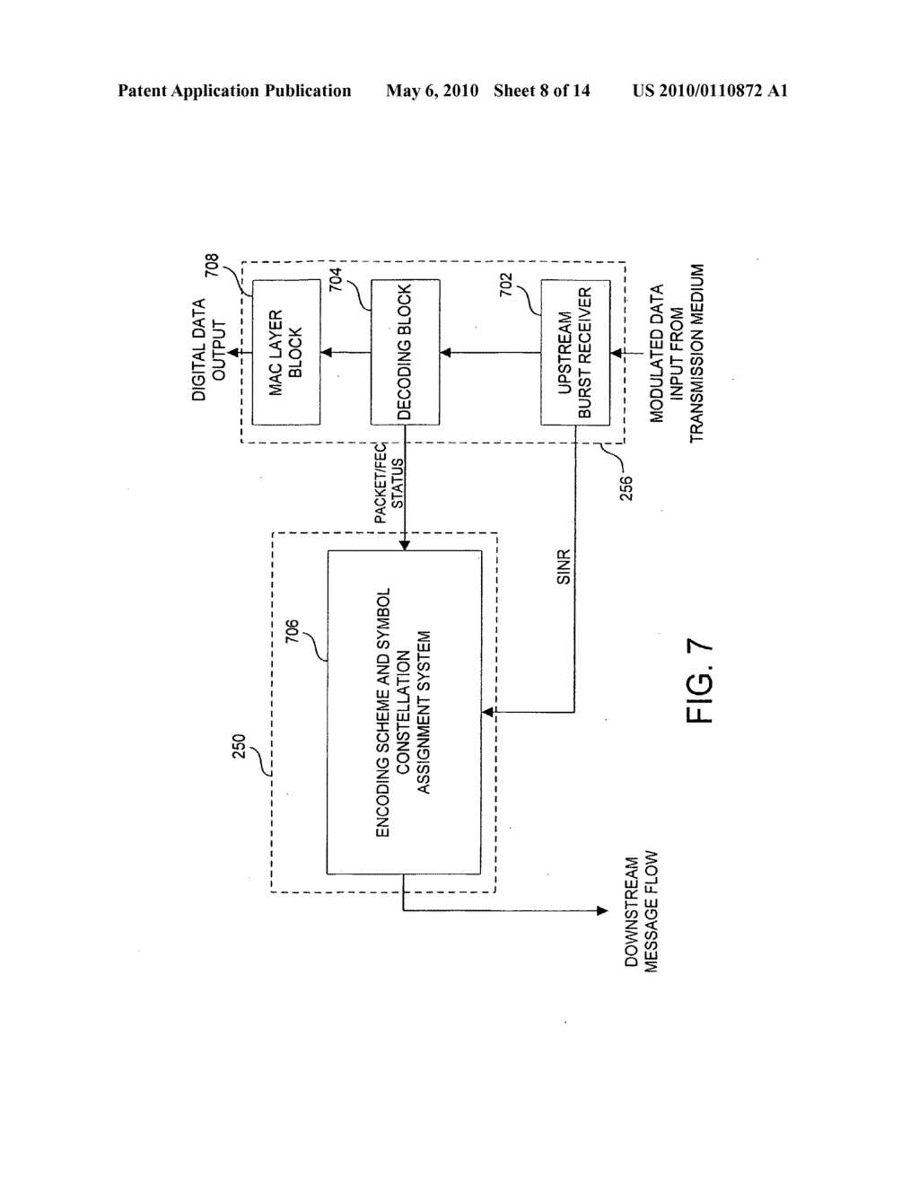 Adaptive modulation for fixed wireless link in cable transmission system - diagram, schematic, and image 09