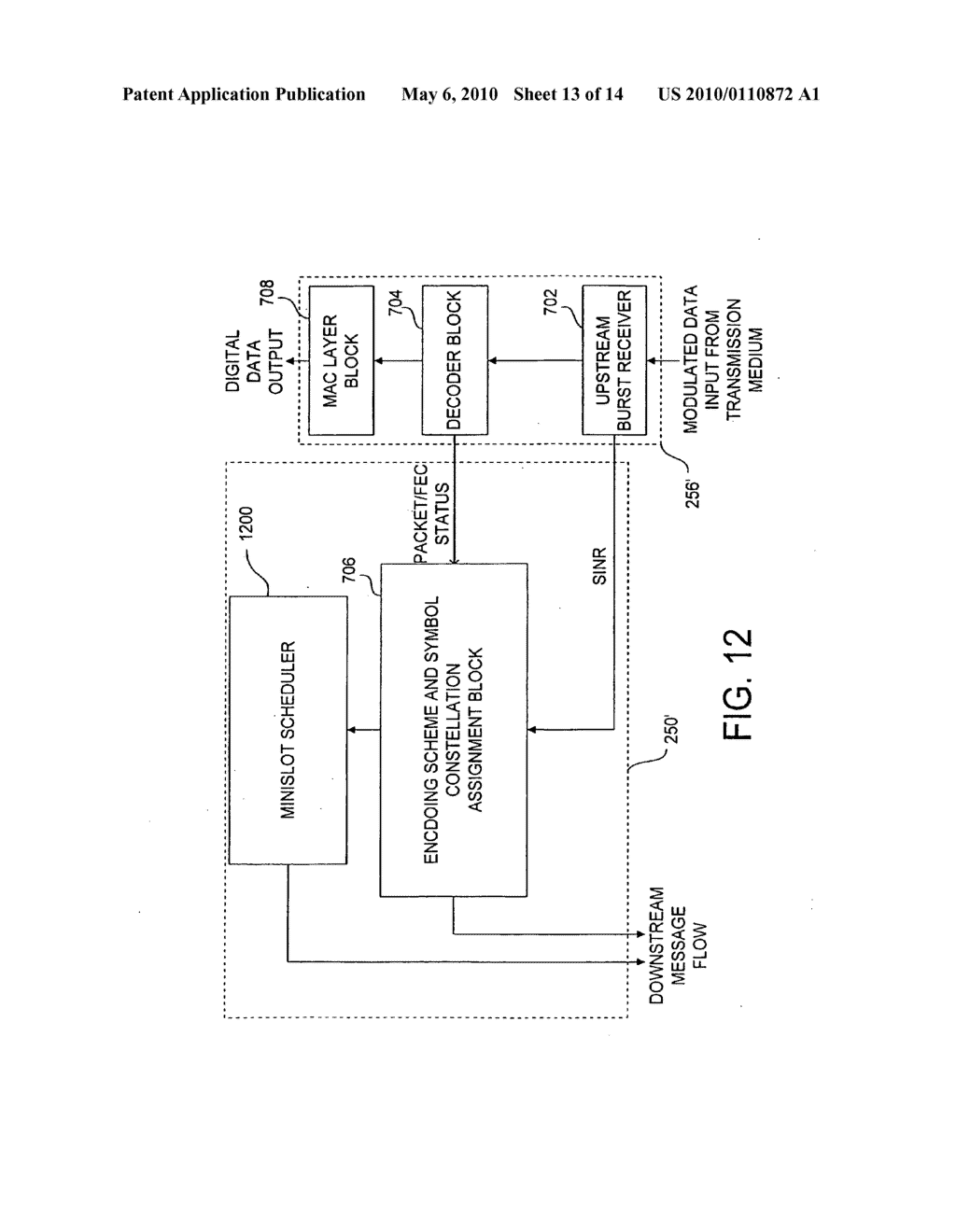 Adaptive modulation for fixed wireless link in cable transmission system - diagram, schematic, and image 14