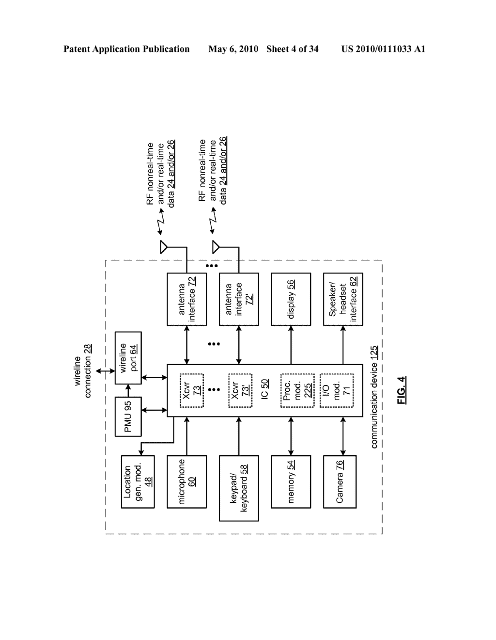 MULTISERVICE COMMUNICATION DEVICE WITH DEDICATED CONTROL CHANNEL - diagram, schematic, and image 05