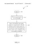 METHOD AND APPARATUS FOR TTI BUNDLING TRANSMISSION IN A WIRELESS COMMUNICATIONS SYSTEM diagram and image