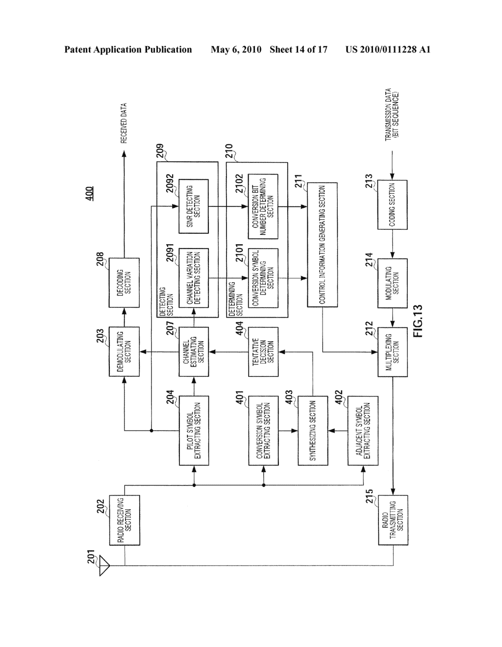 RADIO COMMUNICATION APPARATUS AND RADIO COMMUNICATION METHOD - diagram, schematic, and image 15