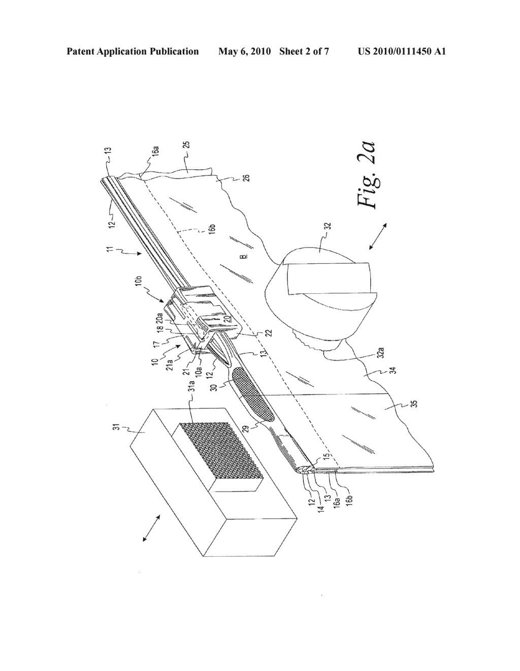 ULTRASONIC END STOPS ON ZIPPER CLOSURE BAGS AND METHODS FOR MAKING SAME - diagram, schematic, and image 03