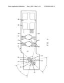 System for securing fiber optic devices in management trays diagram and image