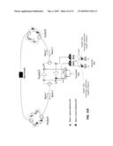 MULTIPLE INTERCONNECTED BROADCAST AND SELECT OPTICAL RING NETWORKS WITH REVERTIBLE PROTECTION SWITCH diagram and image