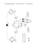 MULTIPLE INTERCONNECTED BROADCAST AND SELECT OPTICAL RING NETWORKS WITH REVERTIBLE PROTECTION SWITCH diagram and image