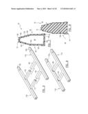 BARRIER DEVICE WITH SIDE WALL REINFORCEMENTS AND CONNECTION TO CRASH CUSHION diagram and image