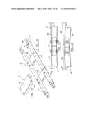 BARRIER DEVICE WITH SIDE WALL REINFORCEMENTS AND CONNECTION TO CRASH CUSHION diagram and image