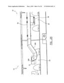 BARRIER DEVICE WITH SIDE WALL REINFORCEMENTS AND CONNECTION TO CRASH CUSHION diagram and image