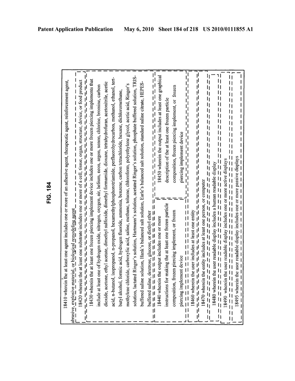 Frozen compositions and methods for piercing a substrate - diagram, schematic, and image 185