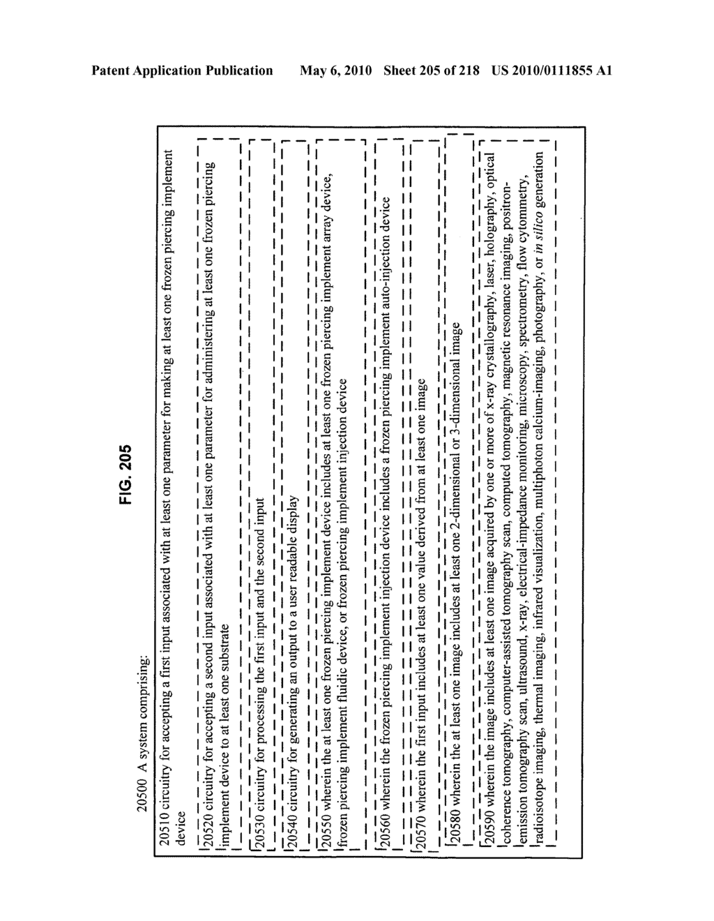 Frozen compositions and methods for piercing a substrate - diagram, schematic, and image 206