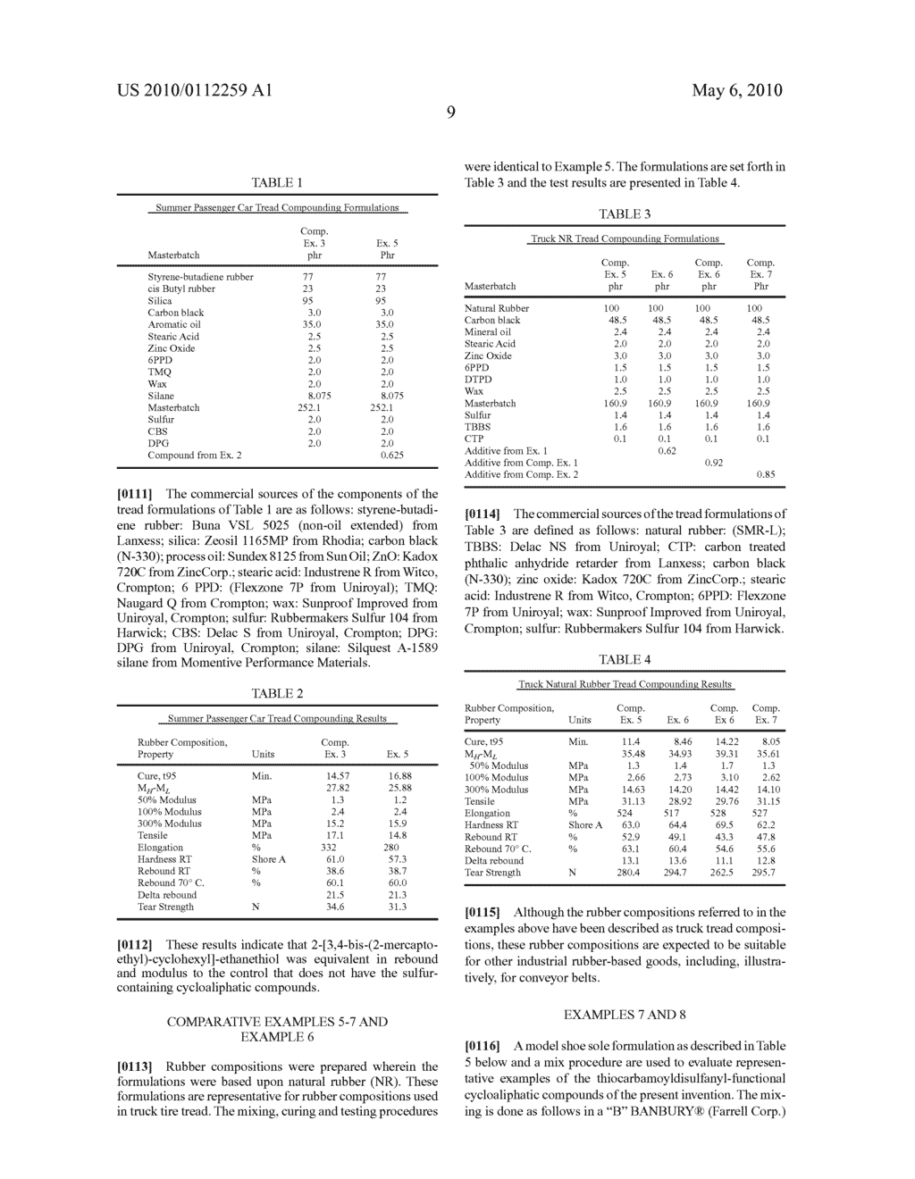 Sulfur-containing cycloaliphatic compound, filled sulfur-vulcanizable elastomer composition containing sulfur-containing cycloaliphatic compound and articles fabricated therefrom - diagram, schematic, and image 10