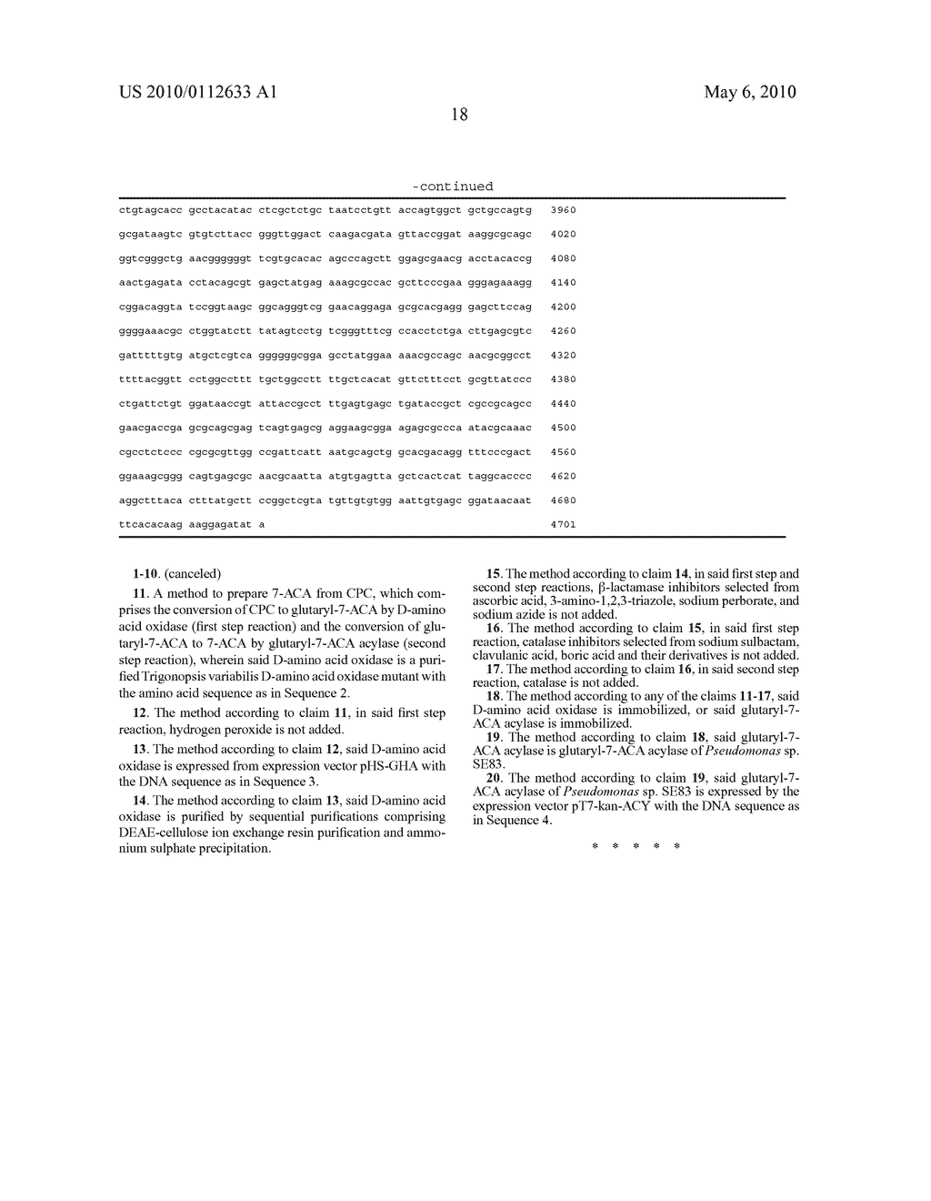 Two-Step Enzyme Method for Preparing 7-Aminocephalosporanic Acid - diagram, schematic, and image 27