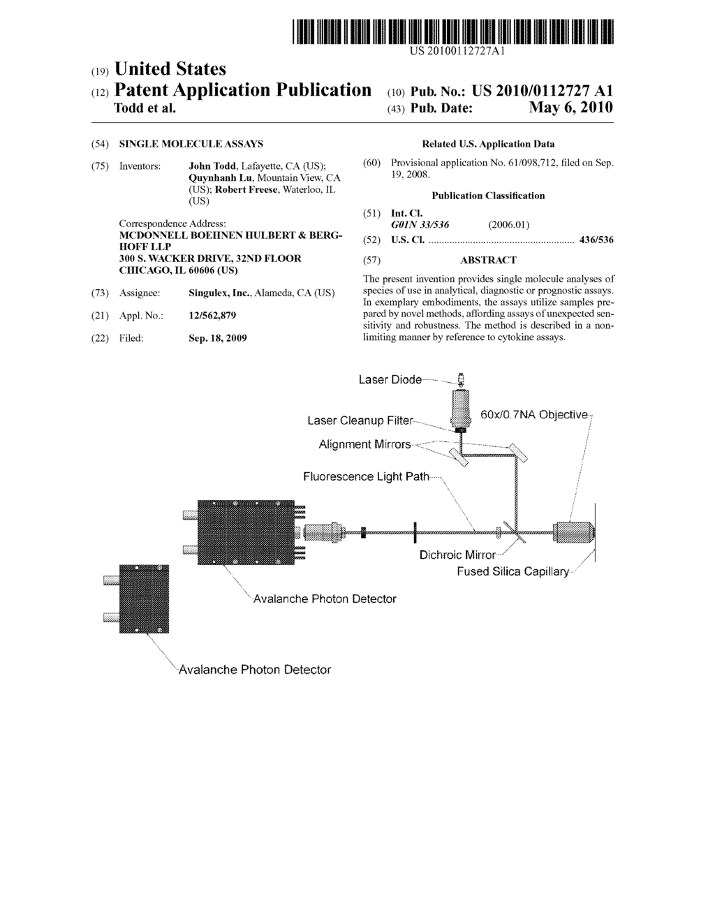 SINGLE MOLECULE ASSAYS - diagram, schematic, and image 01