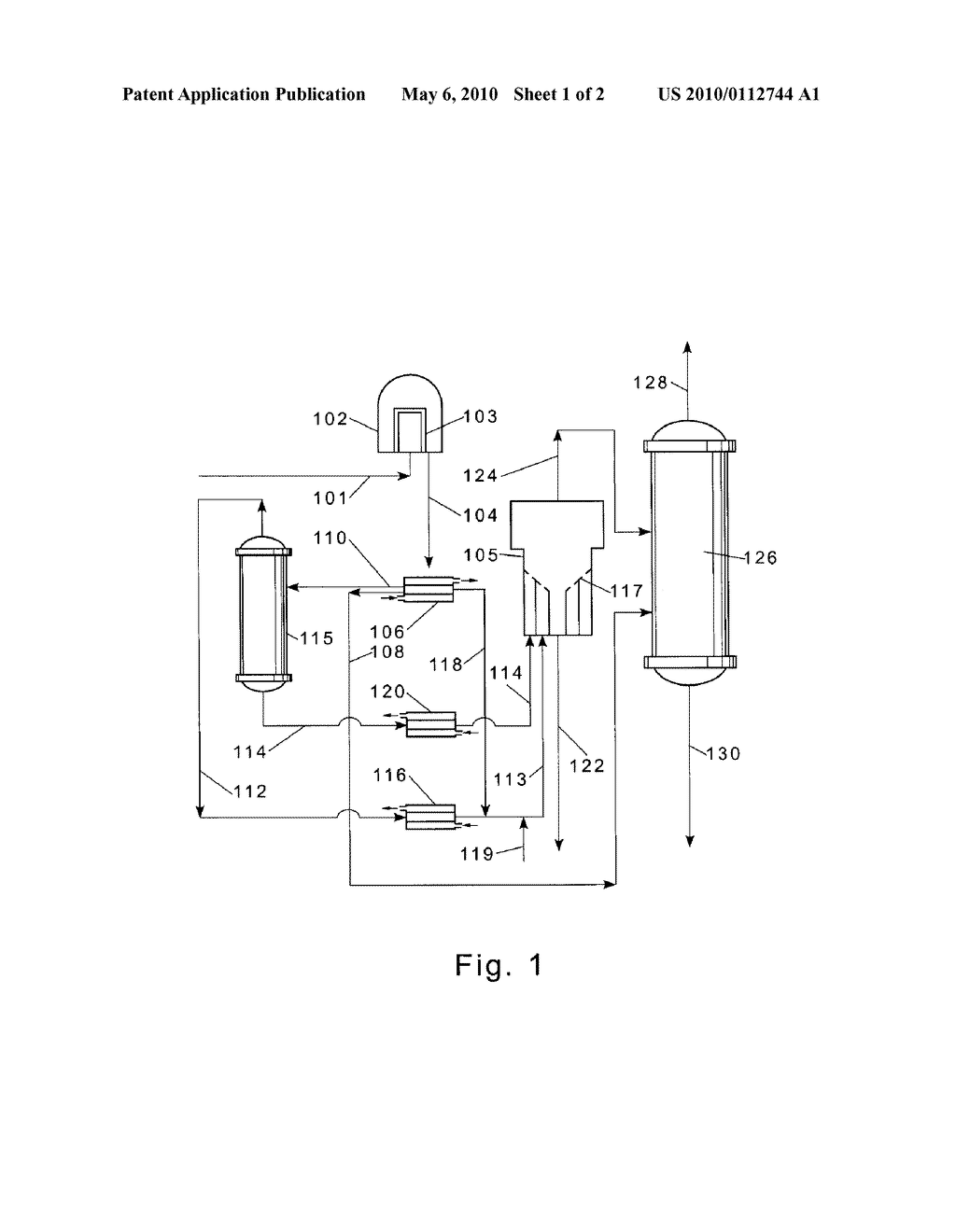 Silicon Production with a Fluidized Bed Reactor Utilizing Tetrachlorosilane to Reduce Wall Deposition - diagram, schematic, and image 02