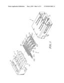 USB CONNECTOR AND ITS FABRICATION METHOD diagram and image