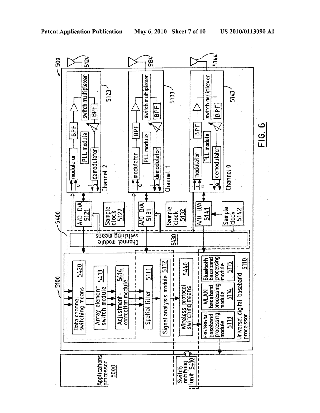 Multimode Communication Terminal and Multimode Communication Implementation Method - diagram, schematic, and image 08