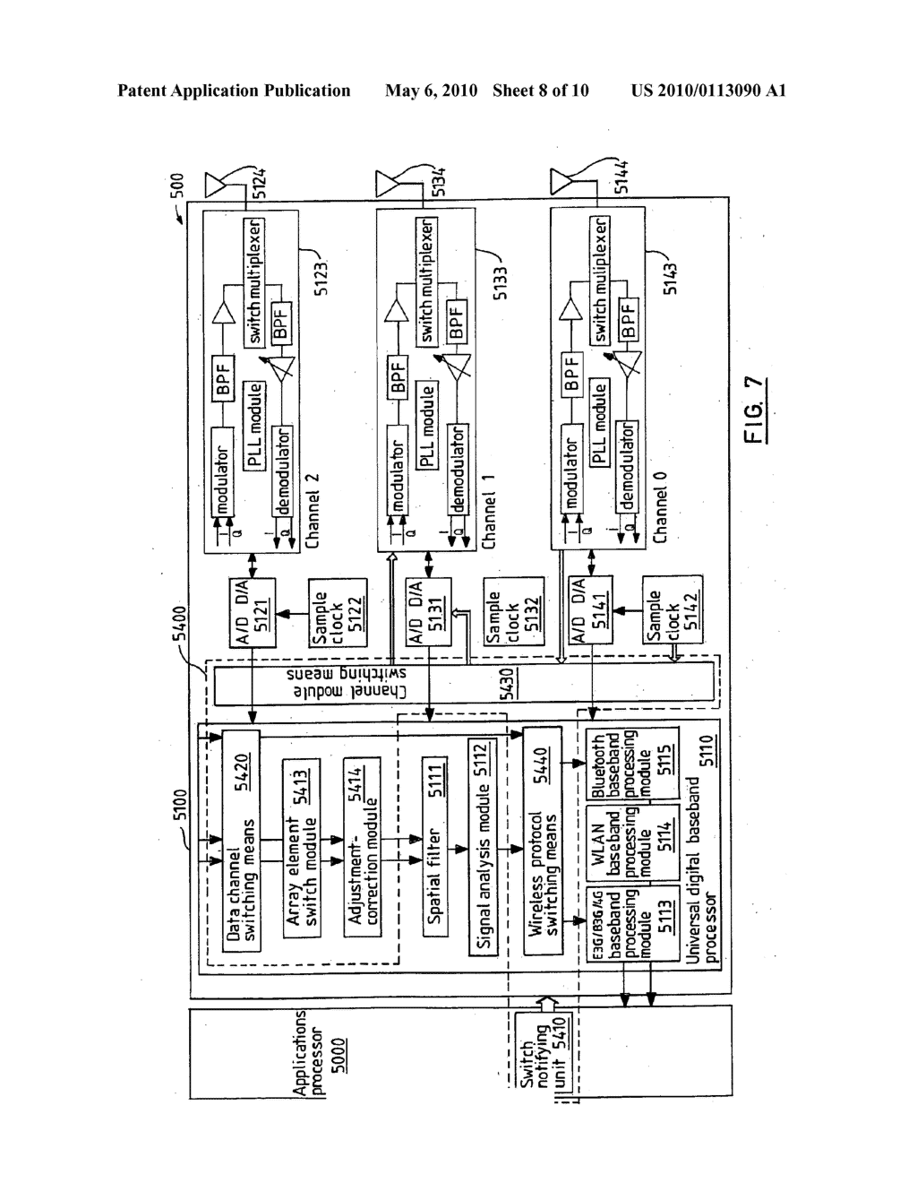 Multimode Communication Terminal and Multimode Communication Implementation Method - diagram, schematic, and image 09