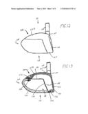 GOLF CLUB HEAD OR OTHER BALL STRIKING DEVICE HAVING ADJUSTABLE STIFFENED FACE PORTION diagram and image