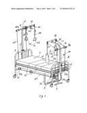 Electrically operated rehabilitation and exercise bed for simultaneous traction of upper limbs and lower limbs diagram and image