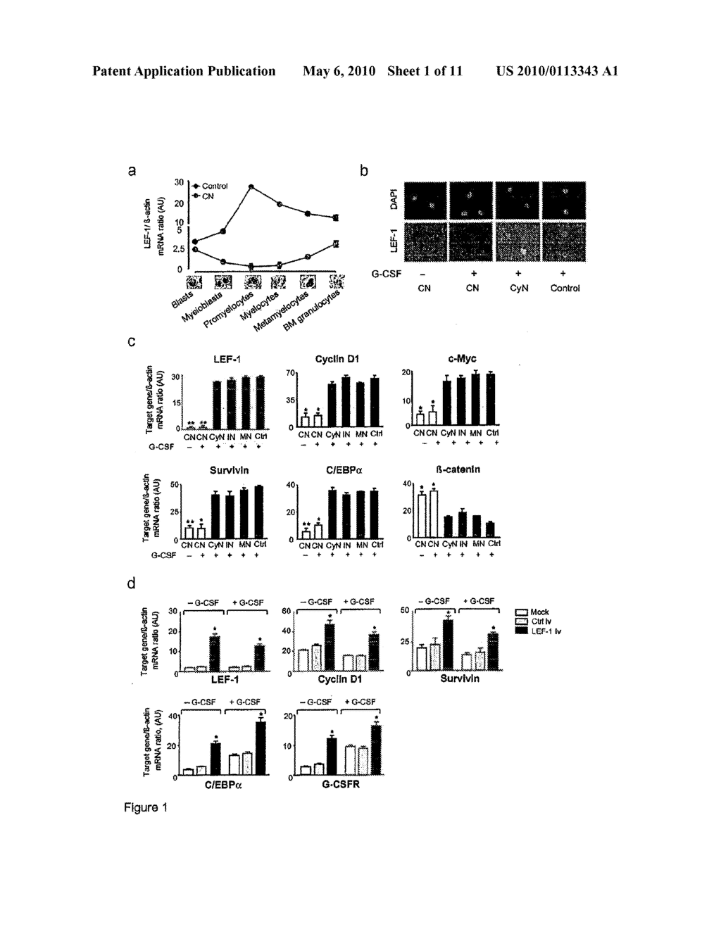 METHODS INVOLVING LEF-1 REGULATION AND USE OF LEF-1 OR COMPOUNDS ALTERING LEF-1 SIGNALLING FOR TREATING OR PREVENTING DISEASES - diagram, schematic, and image 02