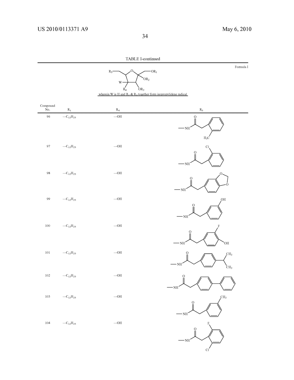 Derivatives Of Pentose Monosaccharides As Anti-Inflammatory Compounds - diagram, schematic, and image 35