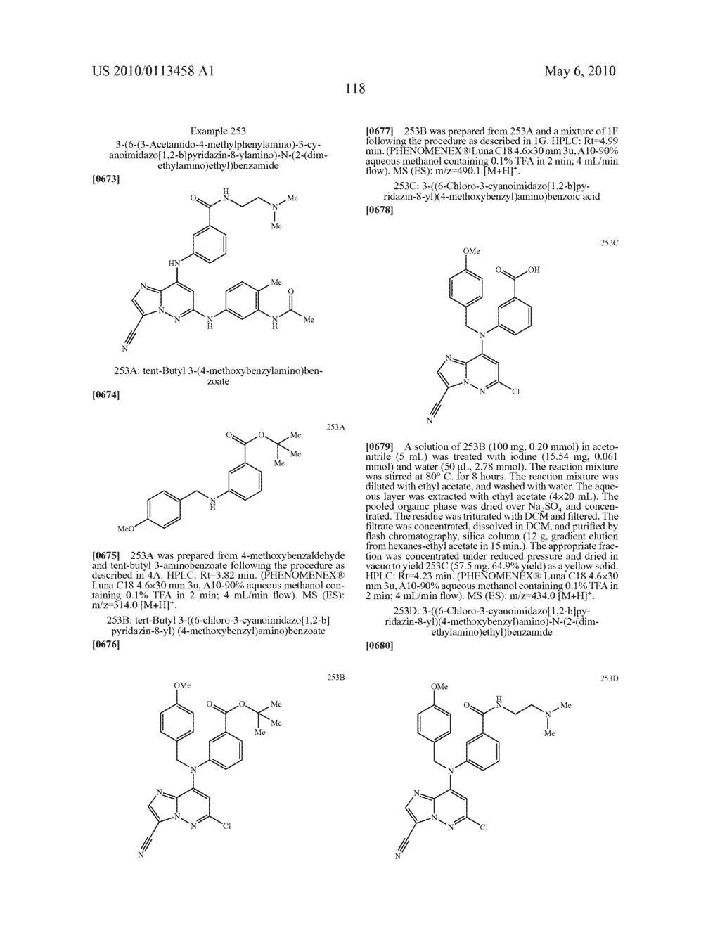 IMIDAZOPYRIDAZINECARBONITRILES USEFUL AS KINASE INHIBITORS - diagram, schematic, and image 119