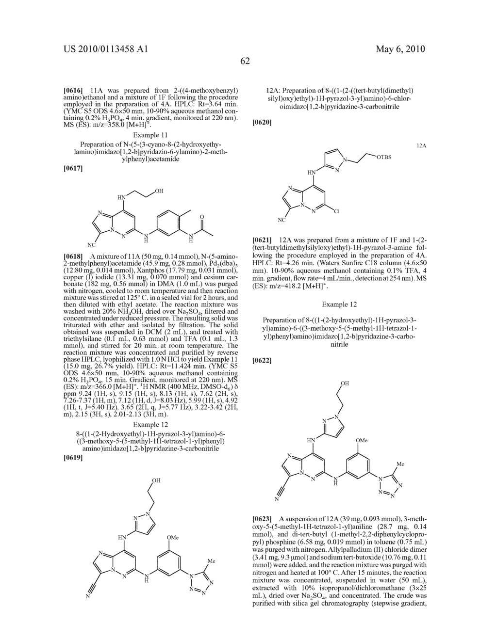 IMIDAZOPYRIDAZINECARBONITRILES USEFUL AS KINASE INHIBITORS - diagram, schematic, and image 63