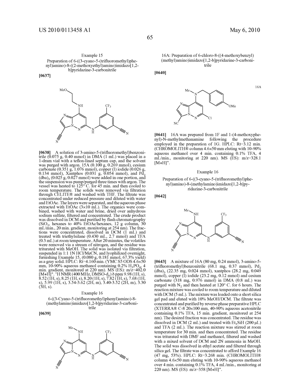 IMIDAZOPYRIDAZINECARBONITRILES USEFUL AS KINASE INHIBITORS - diagram, schematic, and image 66