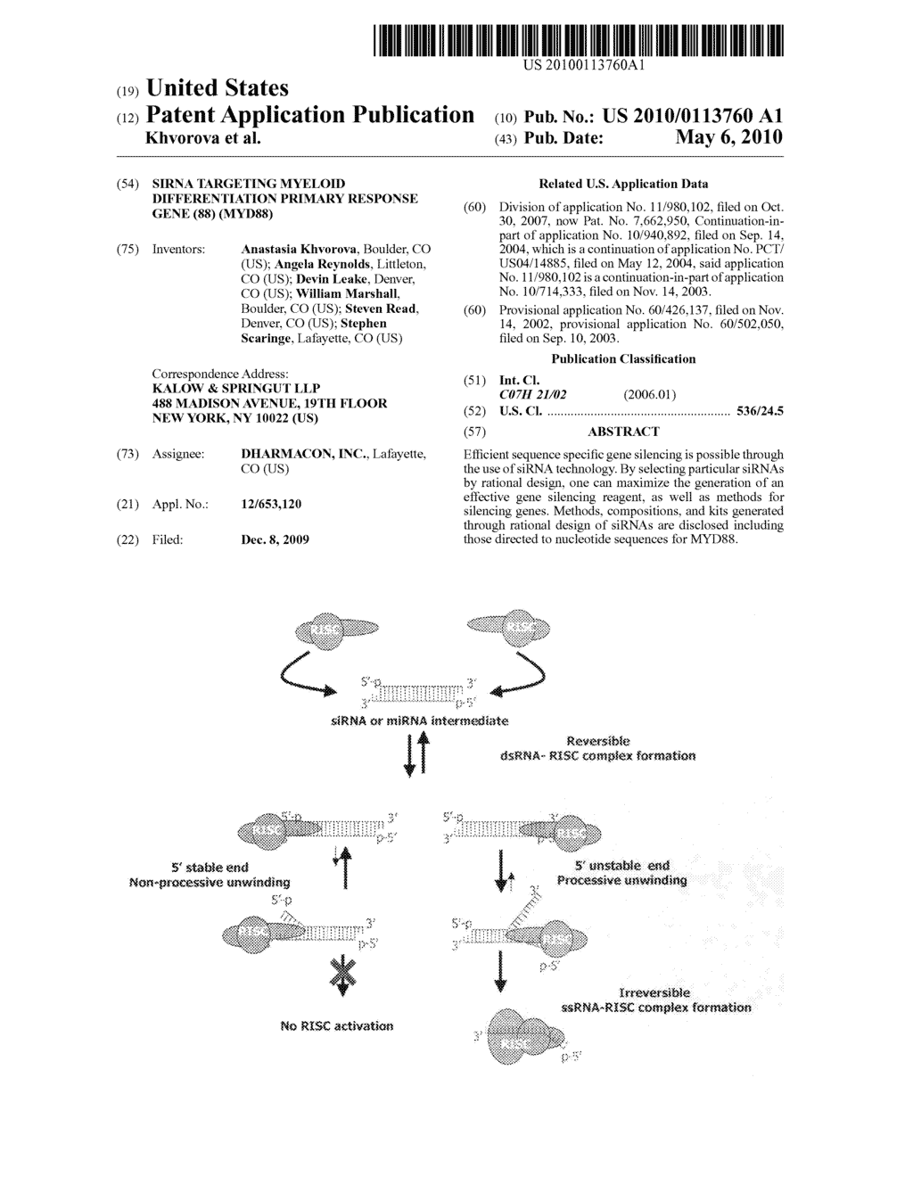 siRNA targeting myeloid differentiation primary response gene (88) (MYD88) - diagram, schematic, and image 01