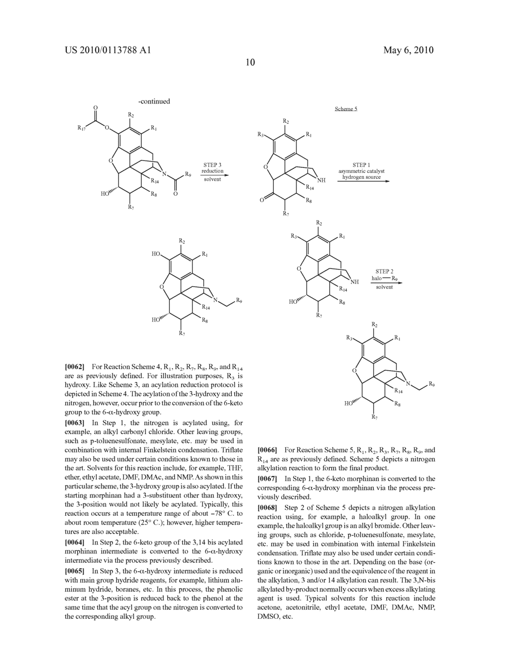 Process for the Preparation of 6-Alpha-Hydroxy-N-Alkylated Opiates - diagram, schematic, and image 11