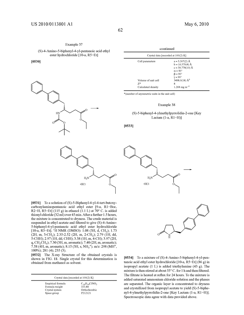 Process for preparing 5-biphenyl-4-amino-2-methyl pentanoic acid - diagram, schematic, and image 75