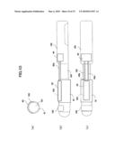 PRESSING DEVICE, AND ULTRASONIC PROBE AND ULTRASONIC DIAGNOSTIC APPARATUS USING THE PRESSING DEVICE diagram and image