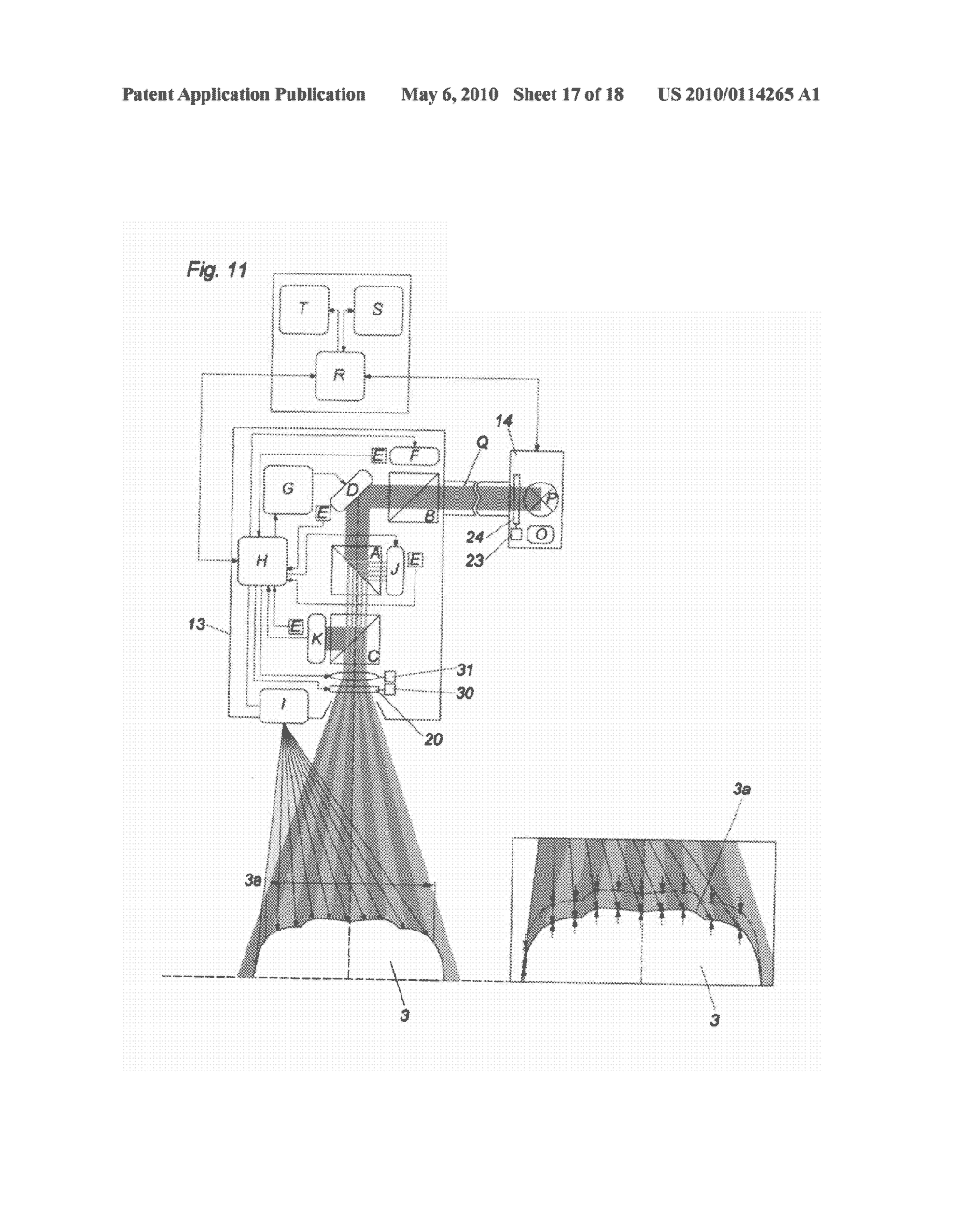 DEVICE FOR IRRADIATING AN OBJECT, IN PARTICULAR THE HUMAN SKIN, WITH UV LIGHT - diagram, schematic, and image 18