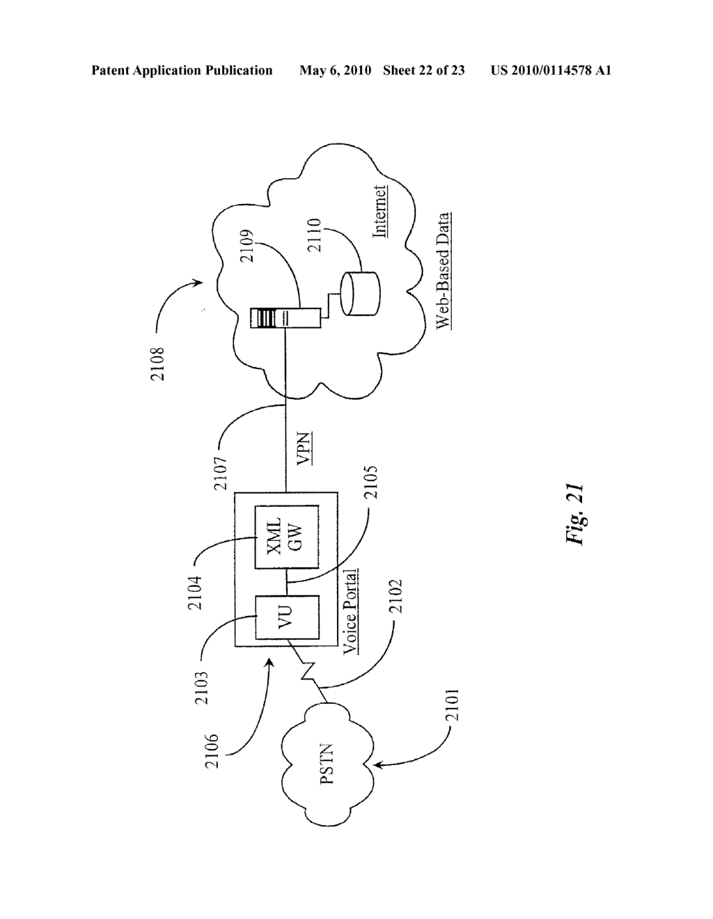 Method and Apparatus for Improving Voice recognition performance in a voice application distribution system - diagram, schematic, and image 23