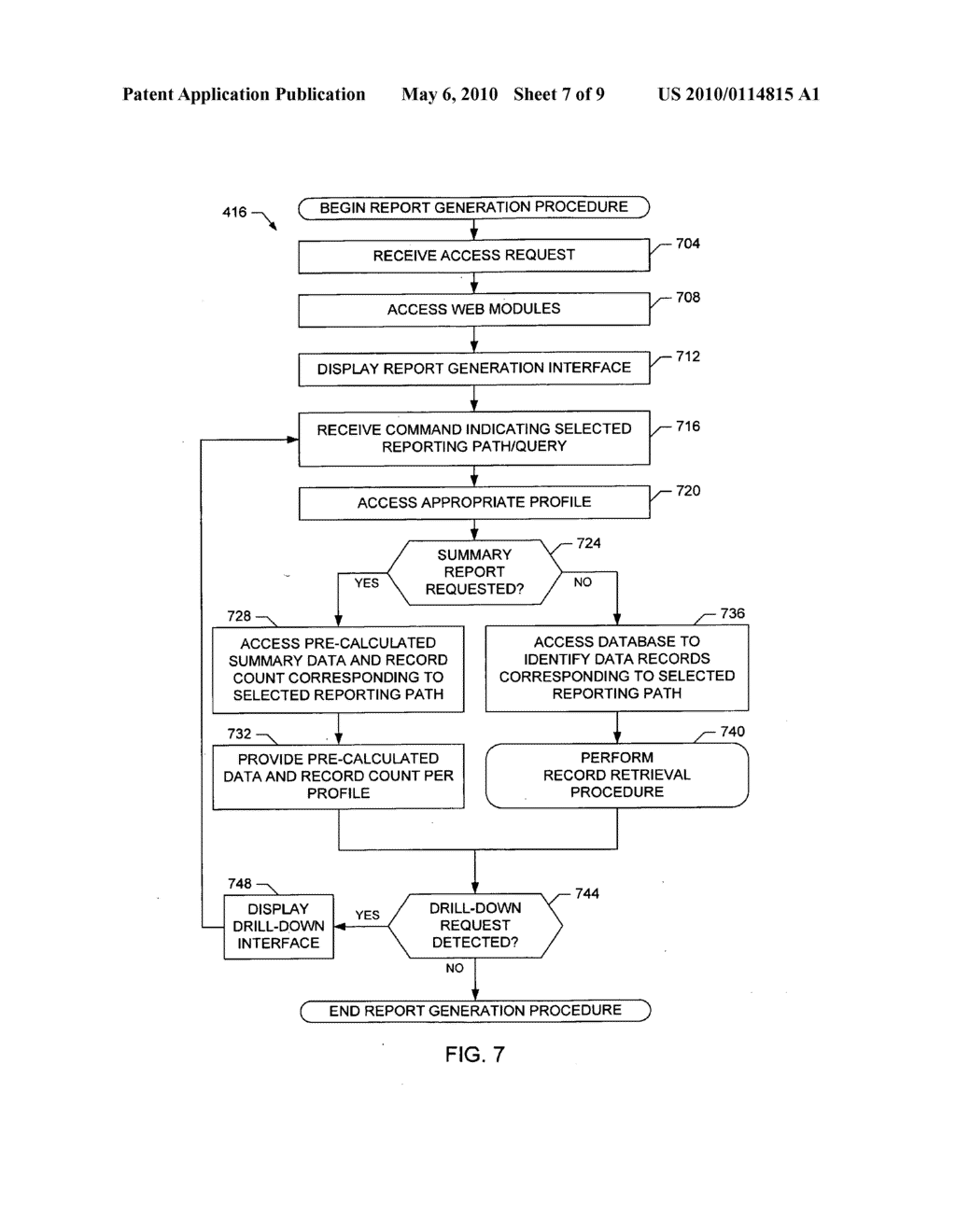 METHODS AND APPARATUS TO PERFORM DATABASE RECORD REPORTING USING A WEB BROWSER INTERFACE - diagram, schematic, and image 08