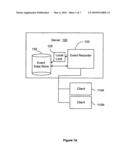 Event recording with local event record locking diagram and image