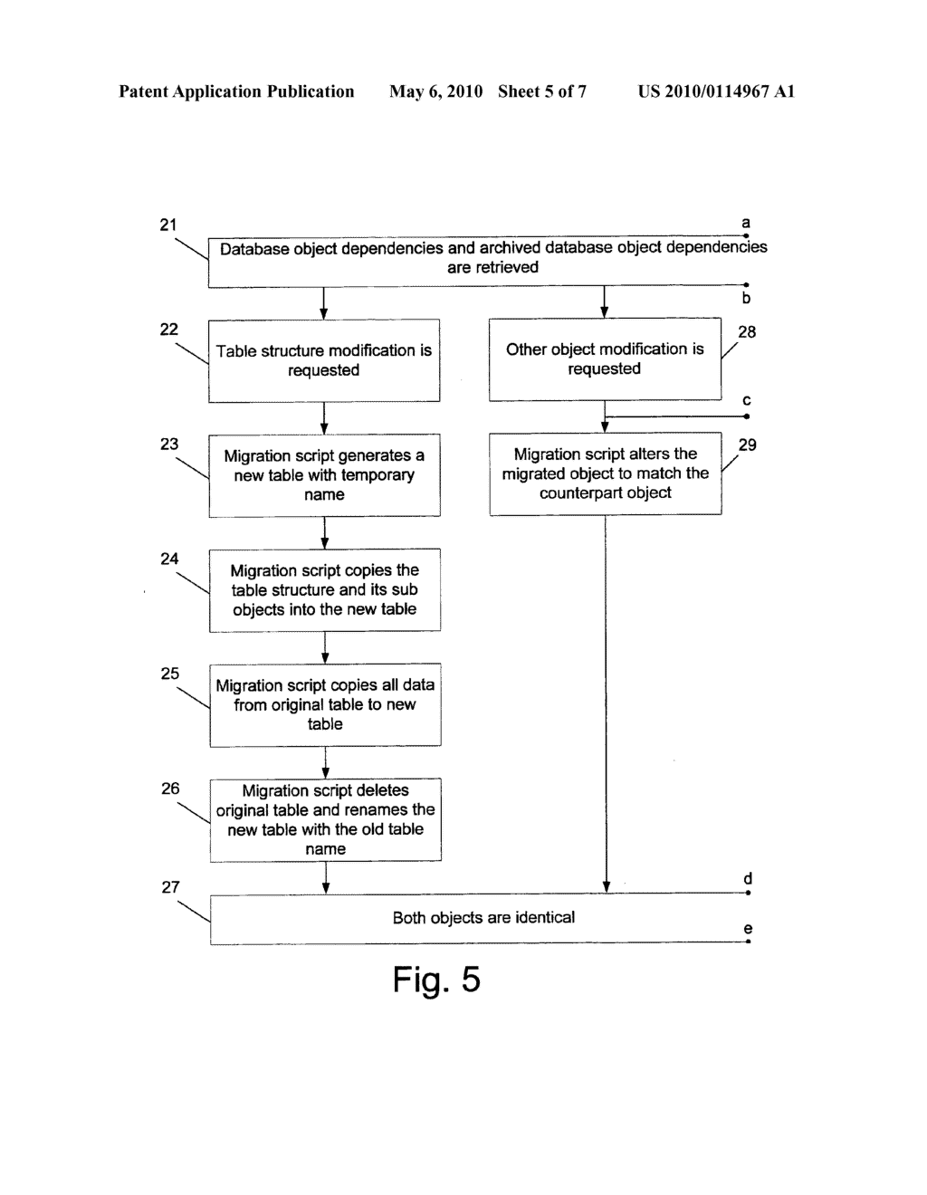 Method for Managing Simultaneous Modification of Database Objects During Development - diagram, schematic, and image 06