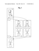 Method and server cluster for map reducing flow services and large documents diagram and image