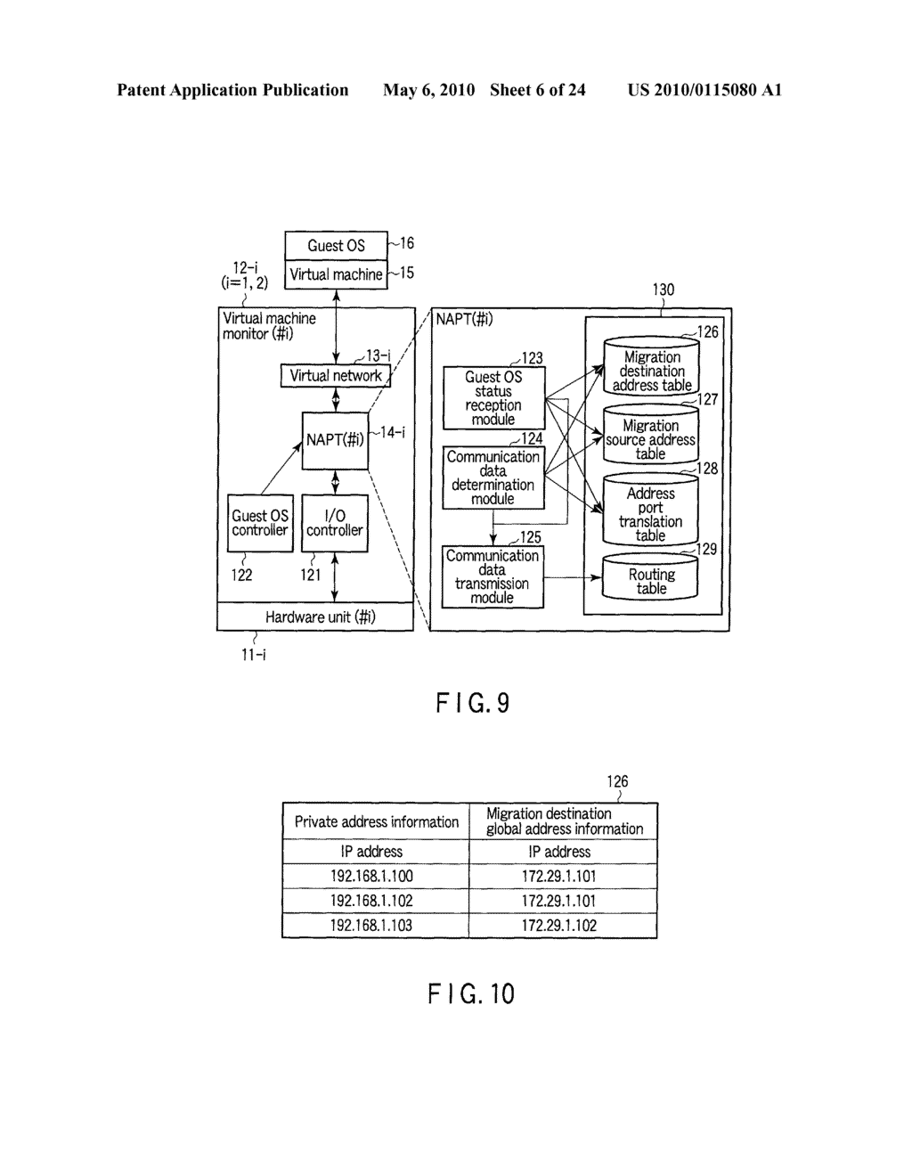 METHOD OF CONTROLLING THE COMMUNICATION BETWEEN A MACHINE USING PRIVATE ADDRESSES AND A COMMUNICATION DEVICE CONNECTED TO A GLOBAL NETWORK - diagram, schematic, and image 07