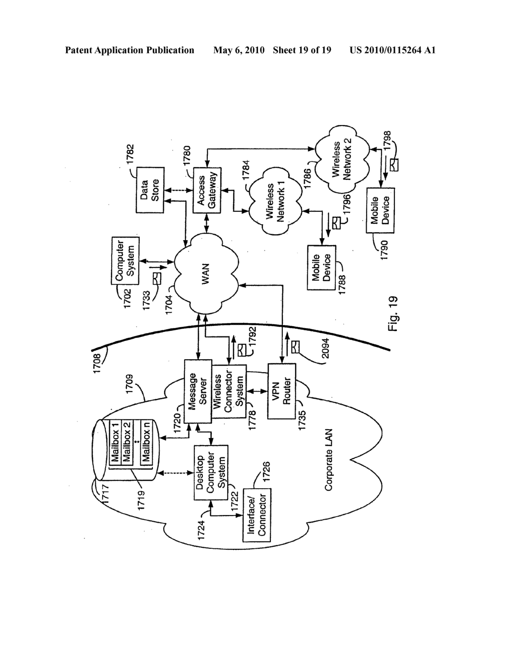 System and Method for Processing Encoded Messages for Exchange with a Mobile Data Communication Device - diagram, schematic, and image 20