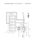 Exhaust component having permanently associated life indicator diagram and image