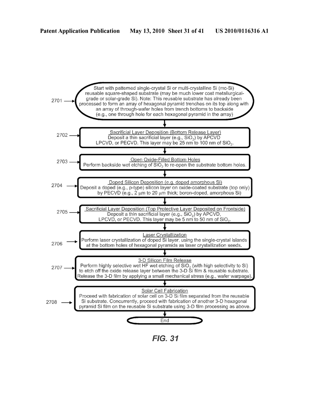 TRUNCATED PYRAMID STRUCTURES FOR SEE-THROUGH SOLAR CELLS - diagram, schematic, and image 32