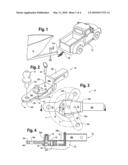ADJUSTABLE HITCH FOR TOWING diagram and image