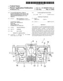 Gas generator for a vehicle passenger protection device and process for removing solids and liquid burned residues in a gas stream diagram and image