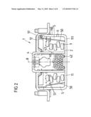 Gas generator for a vehicle passenger protection device and process for removing solids and liquid burned residues in a gas stream diagram and image