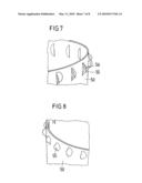 Gas generator for a vehicle passenger protection device and process for removing solids and liquid burned residues in a gas stream diagram and image