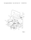 LOCK STRUCTURES FOR STOWABLE VEHICLE SEATS diagram and image