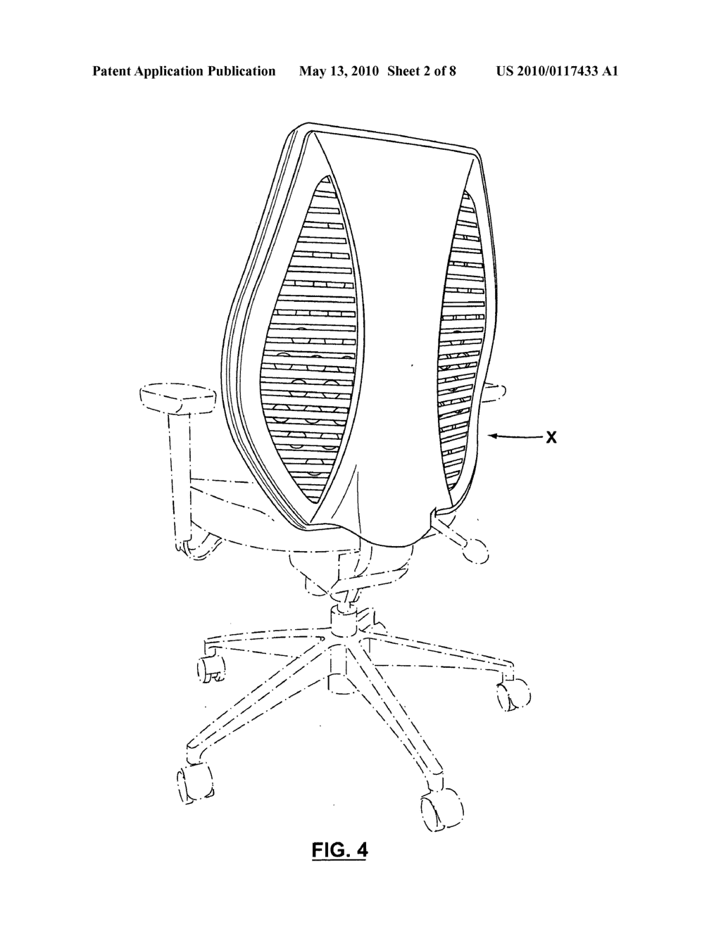 APPARATUS AND METHOD FOR PRODUCING A VENTILATED CHAIR BACKING ASSEMBLY - diagram, schematic, and image 03