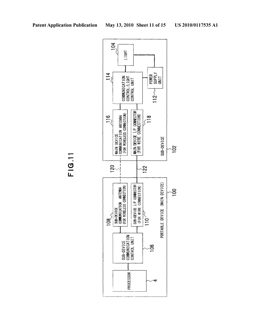 PORTABLE DEVICE, RECORDING MEDIUM STORING LIGHT EMISSION CONTROL PROGRAM AND LIGHT EMISSION CONTROL METHOD THEREOF - diagram, schematic, and image 12
