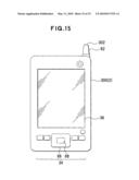 PORTABLE DEVICE, RECORDING MEDIUM STORING LIGHT EMISSION CONTROL PROGRAM AND LIGHT EMISSION CONTROL METHOD THEREOF diagram and image